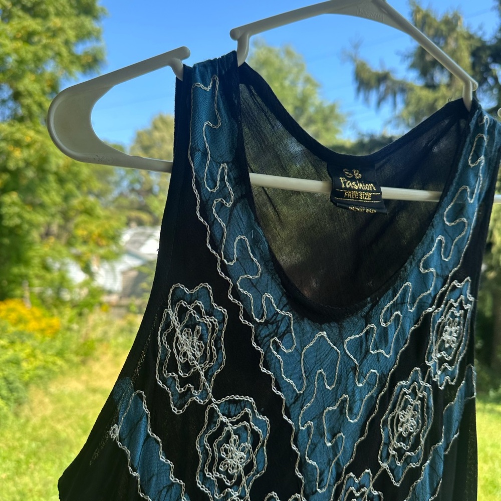 Embroidered Gypsy Dress